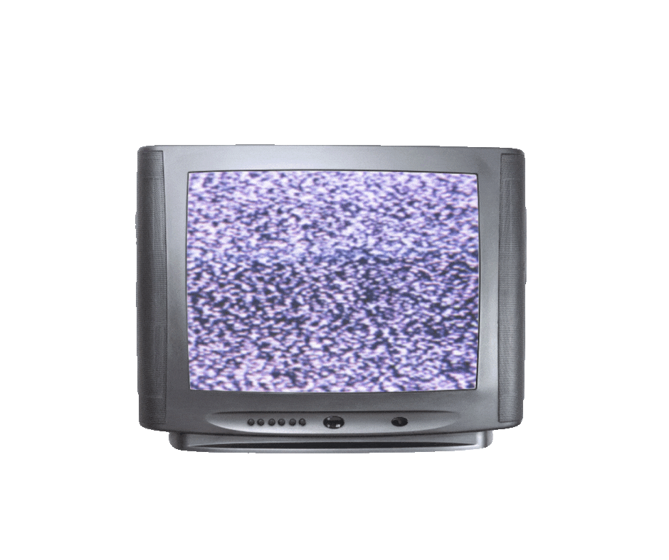 Televisor con estática